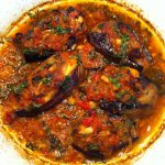 Stuffed Eggplants After Baking