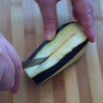 Cutting of Eggplants