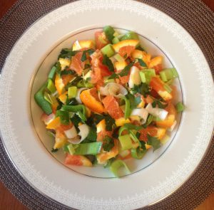 Orange Leek Salad