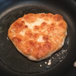 Albanian Flatbread – Cooking