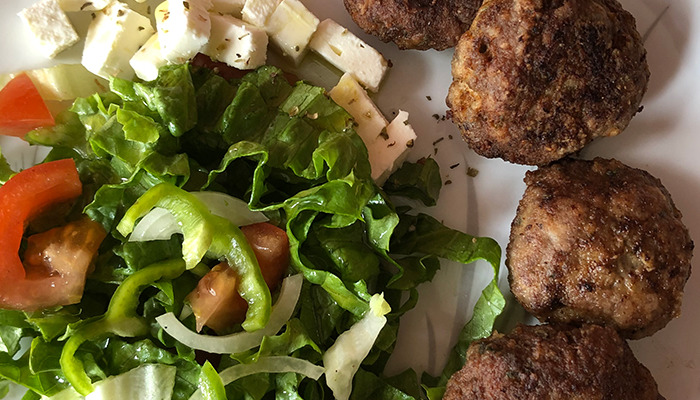 Albanian Pan-Fried Meatballs Featured