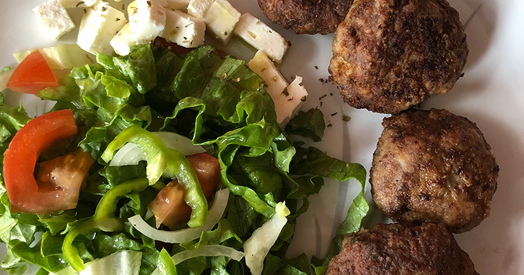 Albanian Pan-Fried Meatballs Featured