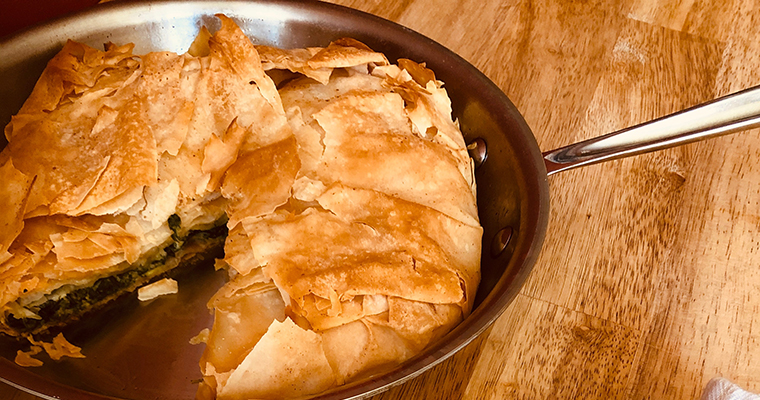 Albanian Spinach Pie Featured