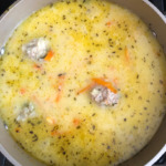 Meatball Soup Cooking