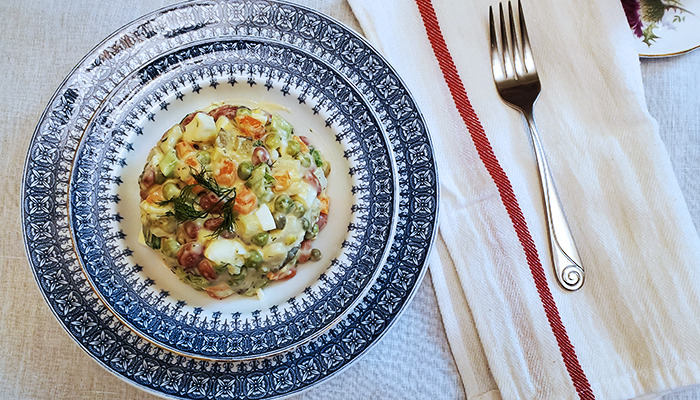 Russian Salad Featured